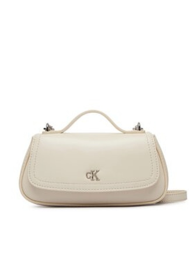 Calvin Klein Torebka LV04F3679G Kremowy