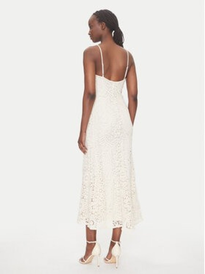 Bardot Sukienka koktajlowa 57998DB6 Écru Slim Fit