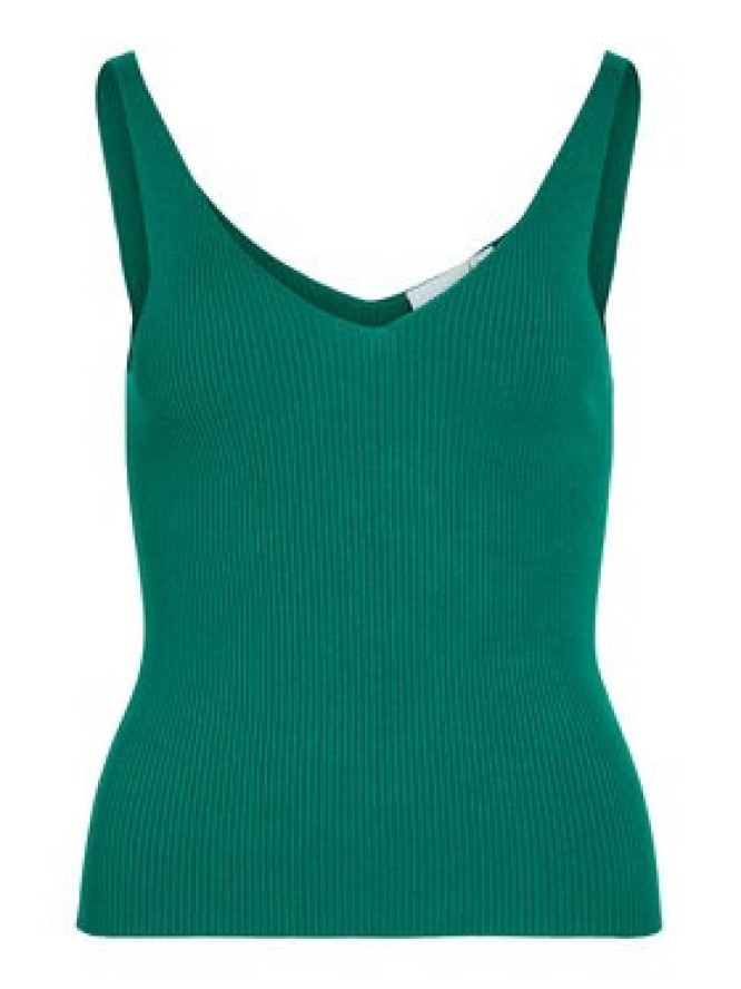 Vila Top Wennie 14104135 Zielony Regular Fit