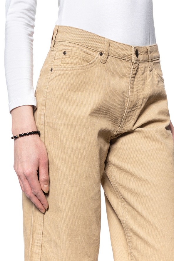 LEE WIDE LEG DAMSKIE SPODNIE SZTRUKSOWE L30SQM63 112106683