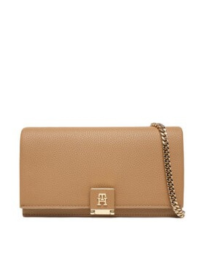 Tommy Hilfiger Torebka Th Her Flap W/Chain AW0AW17403 Beżowy