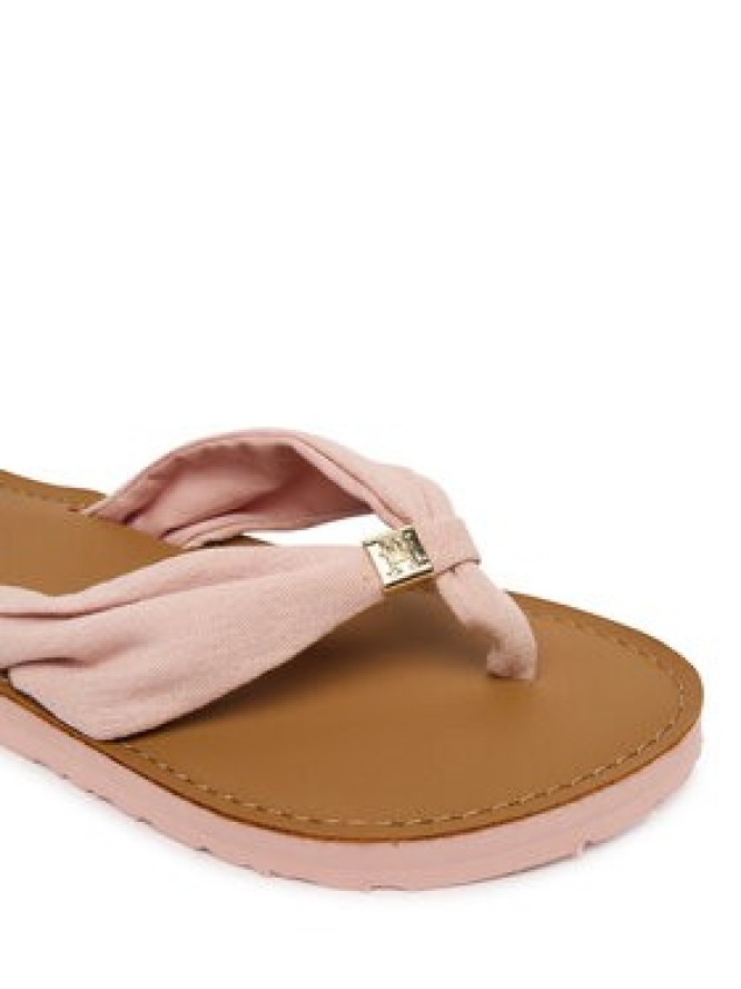 Tommy Hilfiger Japonki Th Ltr Footbed Summer Sandal FW0FW09194 Różowy