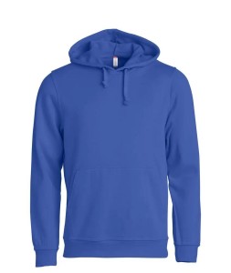 clique Basic Hoody – bluza z kapturem unisex, tkanina odporna na piling – blue