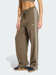 adidas Spodnie dresowe Firebird KS7362 Brązowy Regular Fit