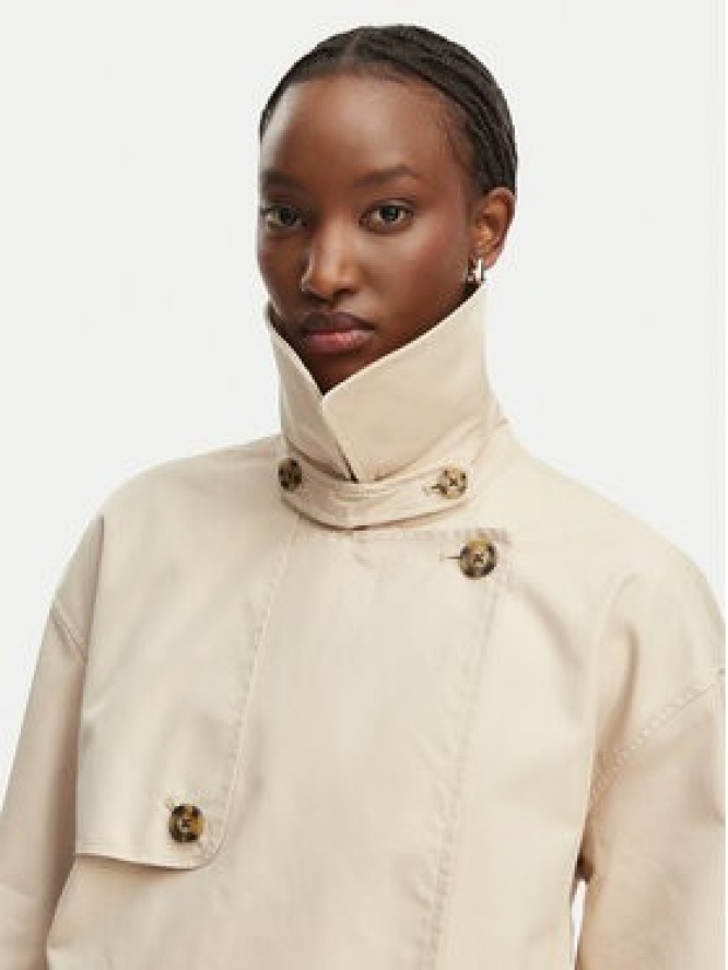 Tommy Jeans Trencz DW0DW22322 Beżowy jasny Relaxed Fit