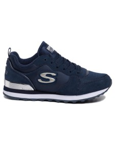 Skechers Sneakersy Goldn Gurl 111/NVY Granatowy