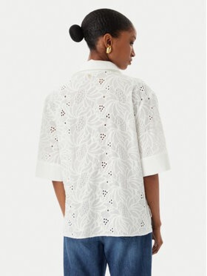 LOLA CASADEMUNT Bluzka LS2615055 Biały Relaxed Fit