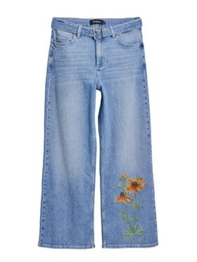 Desigual Jeansy Ohio 25SWDD14 Niebieski Straight Fit