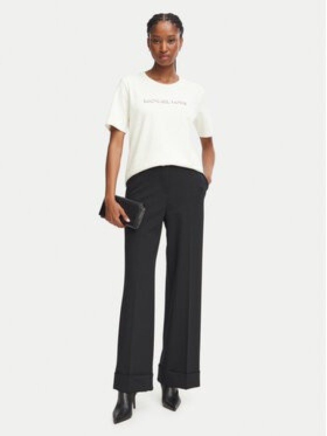 MICHAEL Michael Kors T-Shirt MT6524Y97J Kremowy Regular Fit