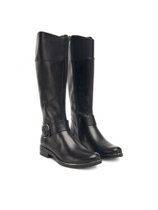 Caprice Oficerki 9-25517-45 Czarny