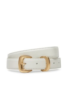 Calvin Klein Pasek Damski Sarah 2 Piece Logo Buckle Belt 25Mm LV04K7012G Biały