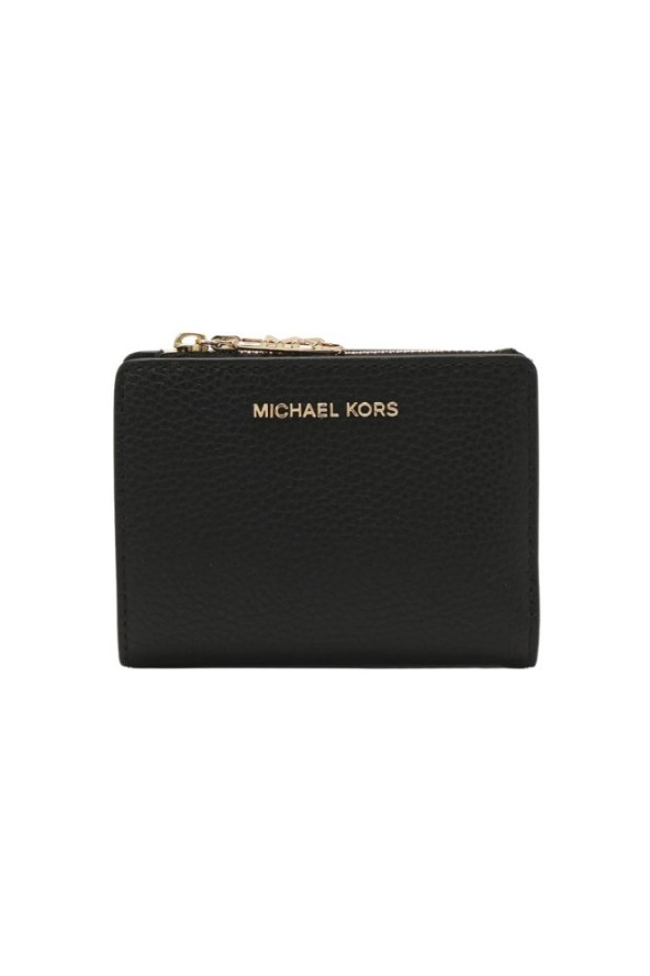 MICHAEL KORS Czarny portfel skórzany
