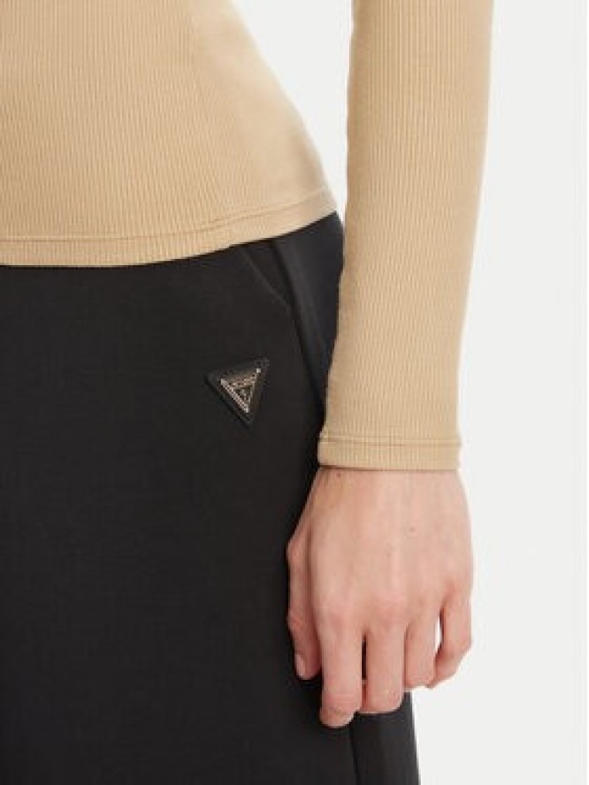 Guess Bluzka V4BP07 K8RT2 Beżowy Regular Fit