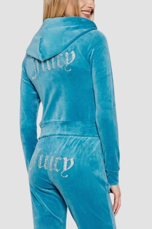 JUICY COUTURE Niebieska damska bluza Madison, Rozmiar S