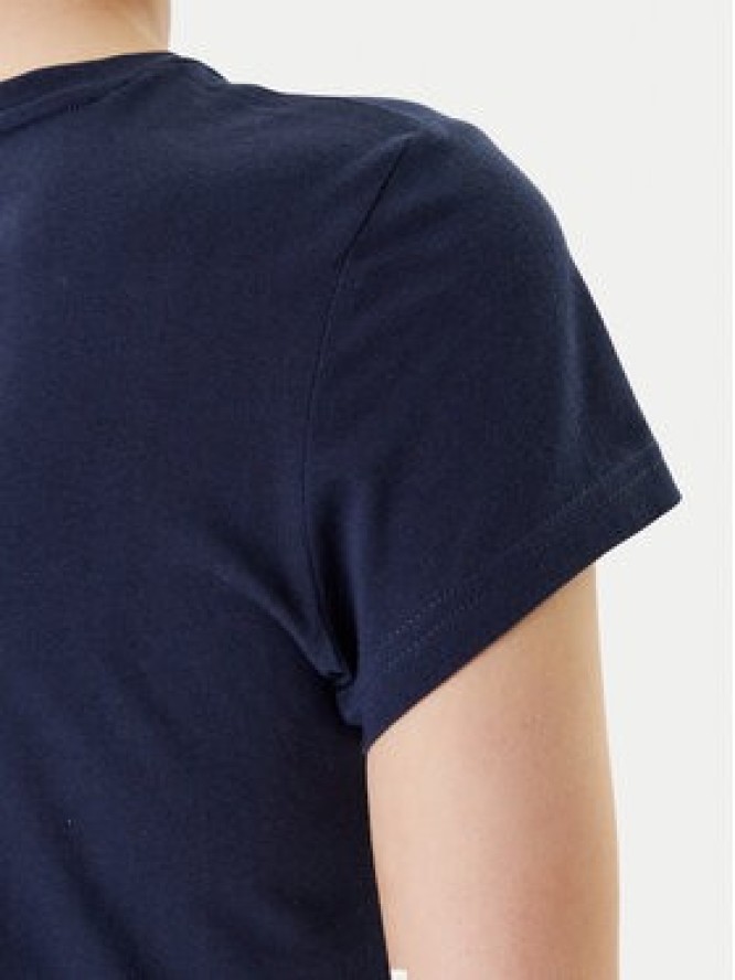 Mustang T-Shirt Loa 1016509 Granatowy Slim Fit