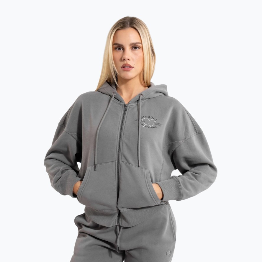 Bluza damska Pitbull Manzanita Heart Hooded Zip Sweatshirt
