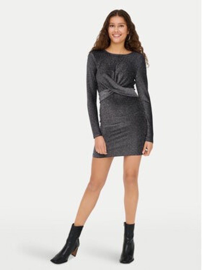 ONLY Sukienka koktajlowa Rich 15360278 Szary Regular Fit