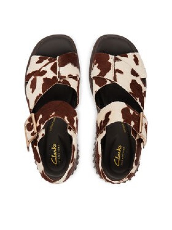 Clarks Sandały Evamar Wish 26185891 Brązowy