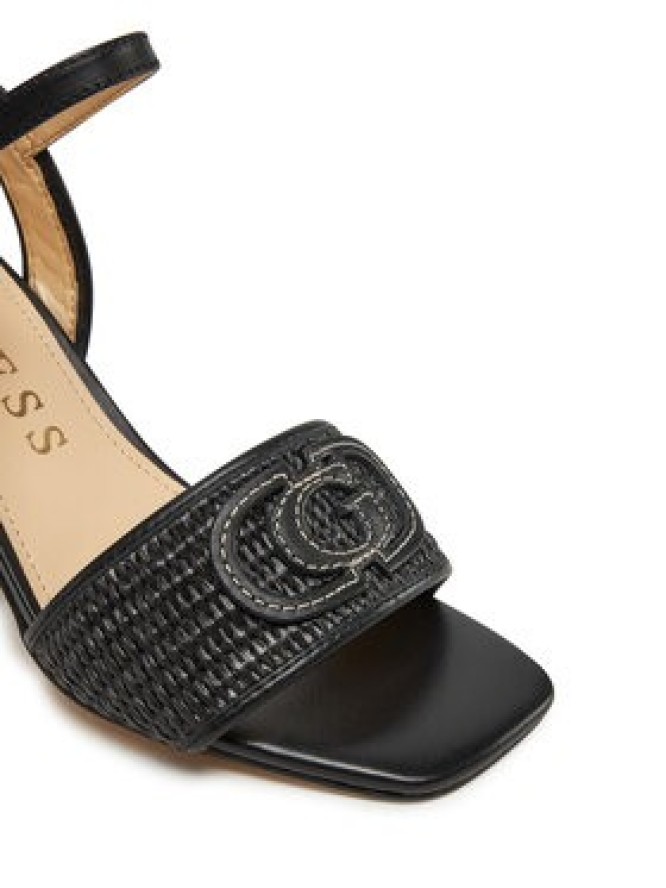 Guess Sandały FLJGNK FAB03 Czarny