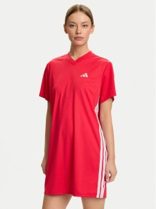 adidas Sukienka codzienna Sport Craft Shift JZ8131 Czerwony Loose Fit