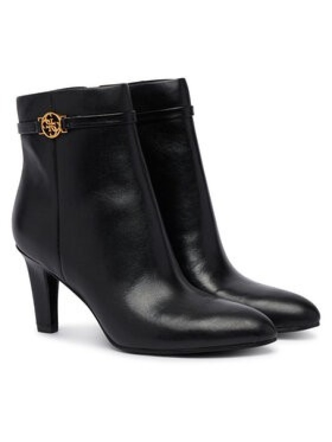 Guess Botki FLFOTI LEA10 Czarny
