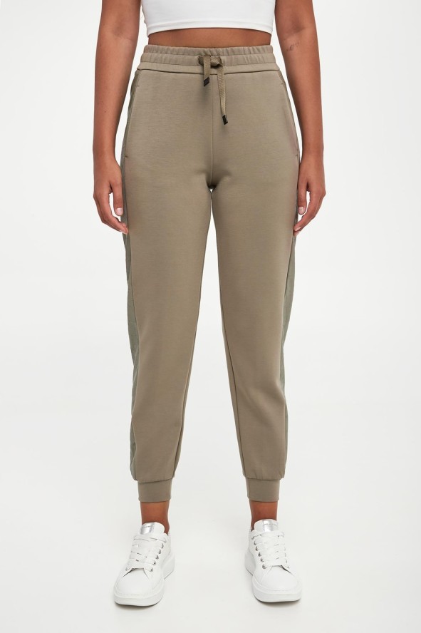 Spodnie dresowe damskie logowane ARMANI EXCHANGE