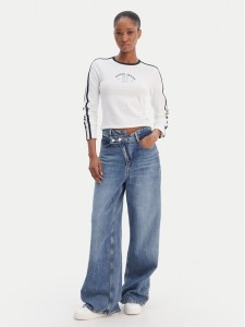 Guess Jeans T-Shirt 180634 Biały Classic Fit