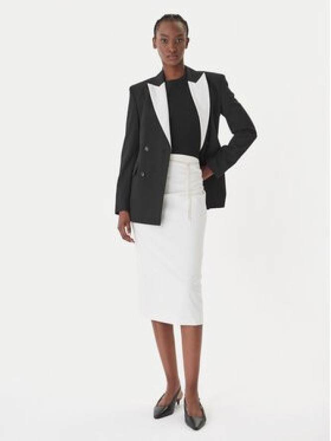 HUGO Spódnica ołówkowa Ratsa 50558168 Écru Slim Fit