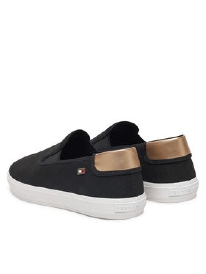 Tommy Hilfiger Tenisówki Vulc Canvas Slip-On Sneaker FW0FW08645 Czarny