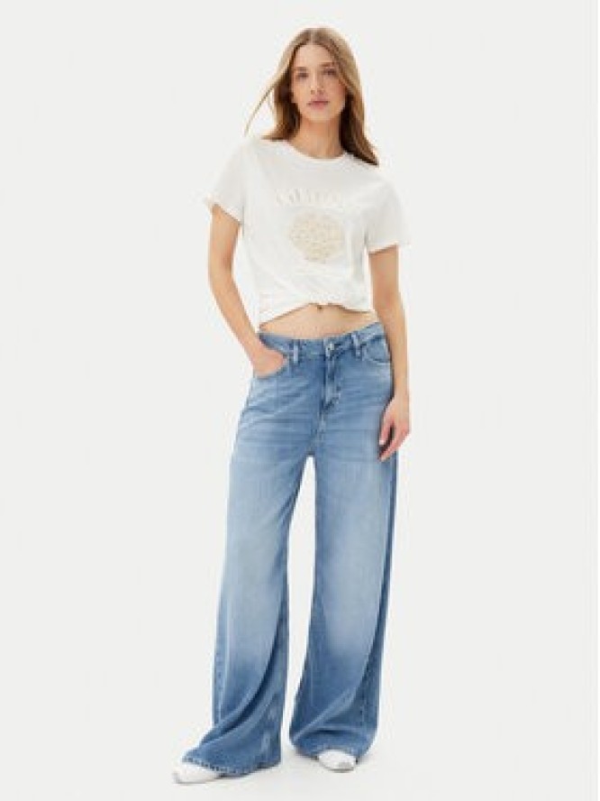 Guess T-Shirt E5GI03 K8G01 Biały Regular Fit