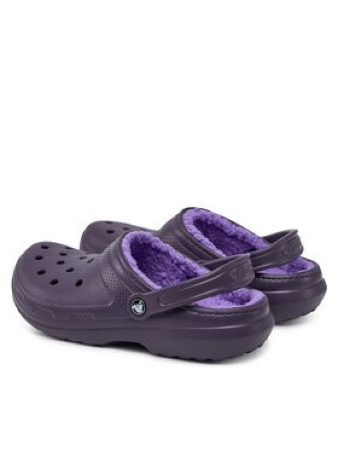 Crocs Klapki Classic Lined Clog 203591 Fioletowy