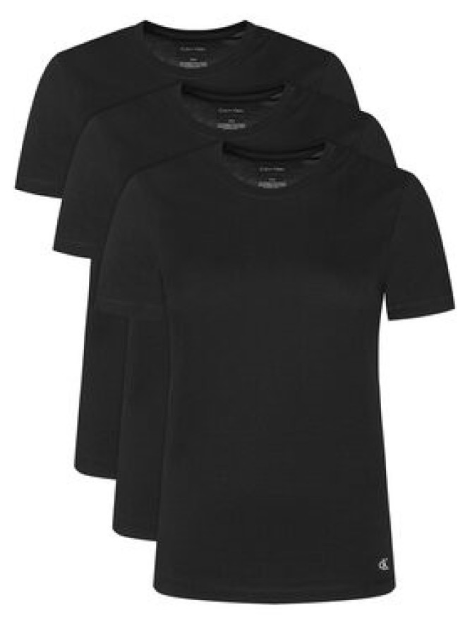 Calvin Klein Underwear Komplet t-shirtów LV00QS7485 Czarny Regular Fit