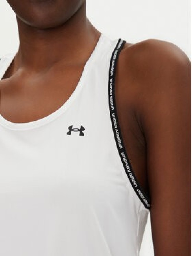 Under Armour Top Tech Knockout 1389851 Biały Regular Fit