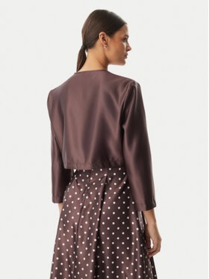 Rinascimento Bolerko CFC0127677003 Brązowy ciemny Regular Fit