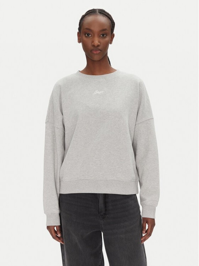 BOSS Bluza C_Esweaty 50547974 Szary Relaxed Fit