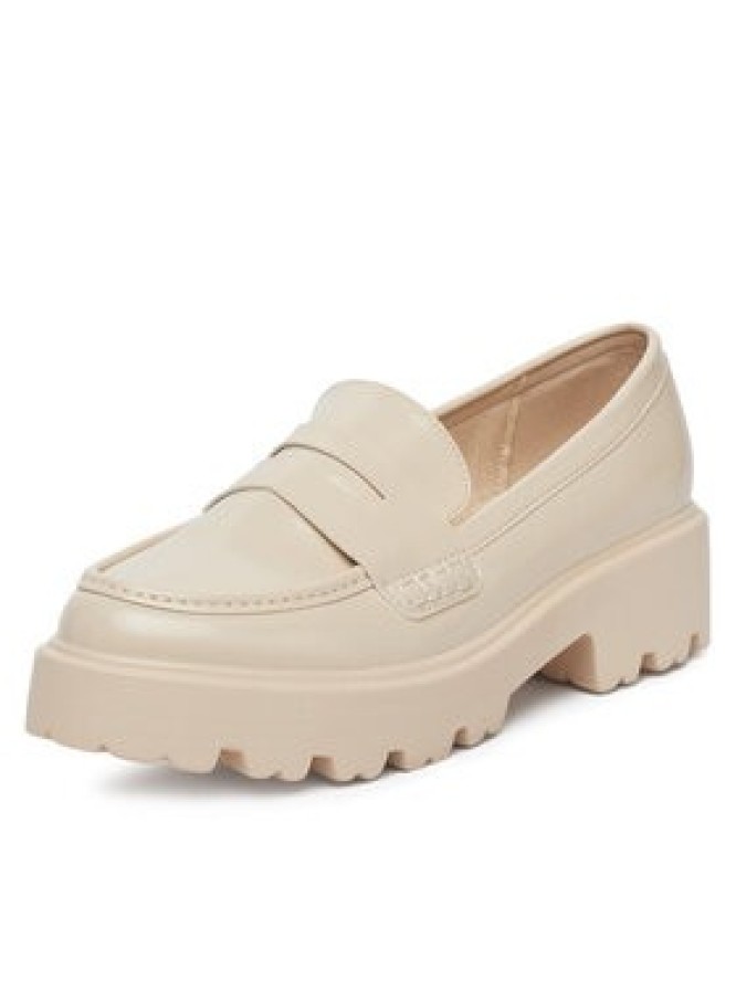 DeeZee Loafersy LE601-2 Beżowy