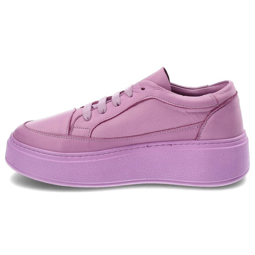 Fioletowe Sneakersy Venezia Stylowe Obuwie Damskie