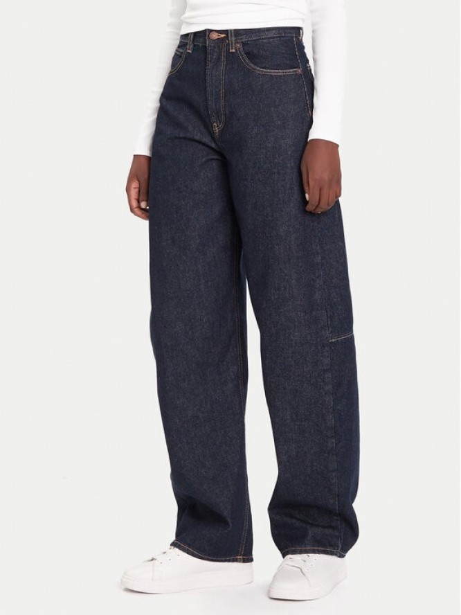 Calvin Klein Jeans Jeansy Extreme LV047D701G Granatowy Barrel Fit