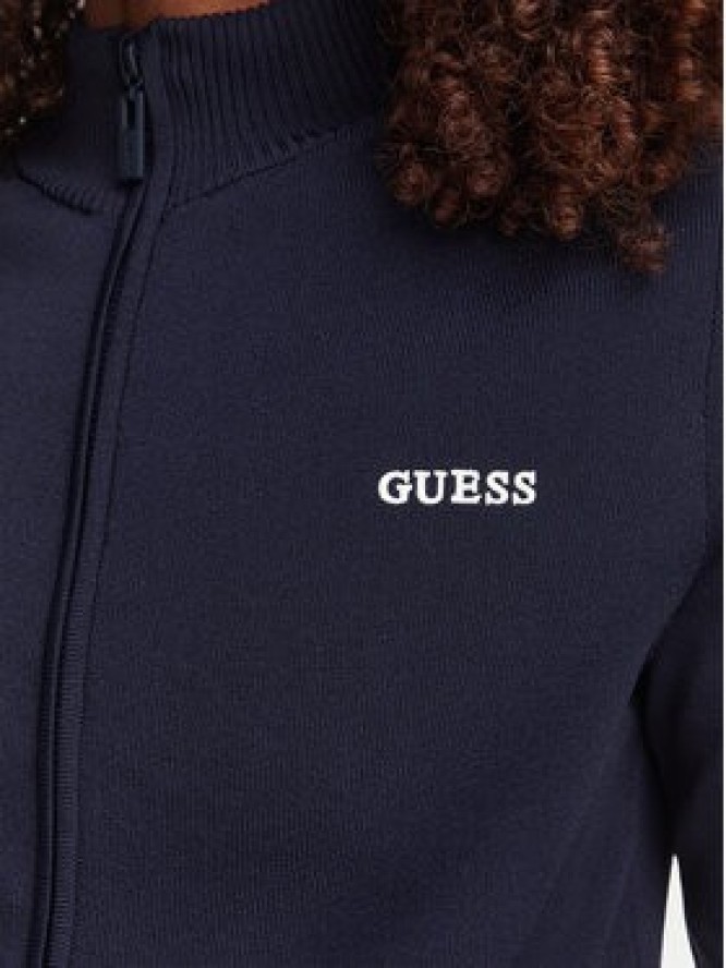 Guess Kardigan V6GR12 Z0752 Granatowy Regular Fit