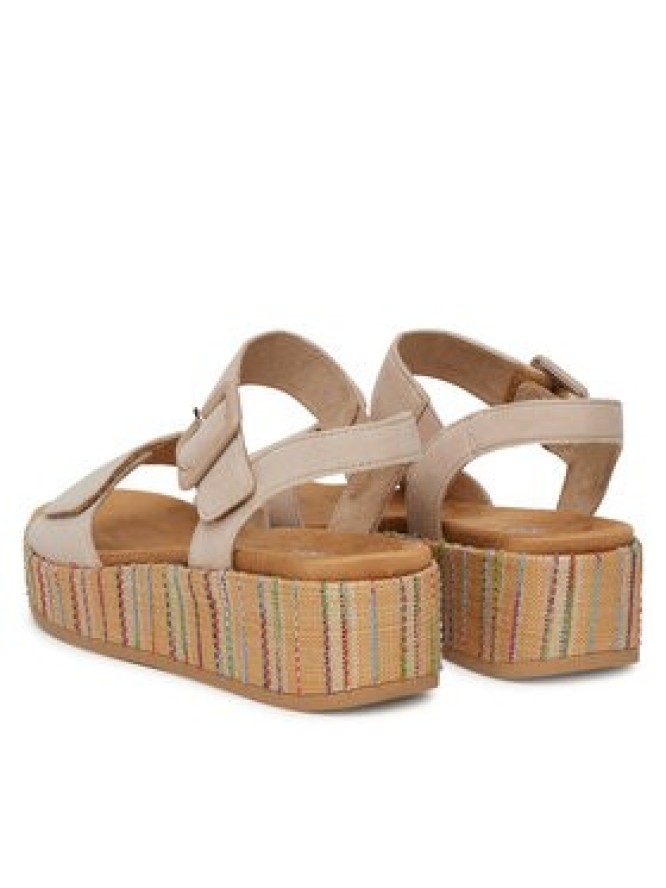 Remonte Sandały D1N54-60 Beżowy