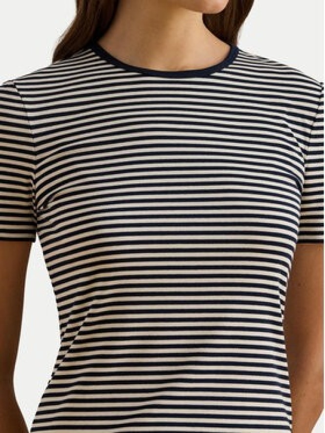 LAUREN RALPH LAUREN T-Shirt 200P03721002 Granatowy Slim Fit