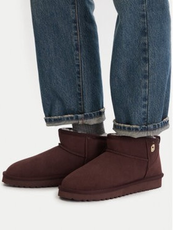 Liu Jo Śniegowce Jil 01 SF5099 PX002 Bordowy