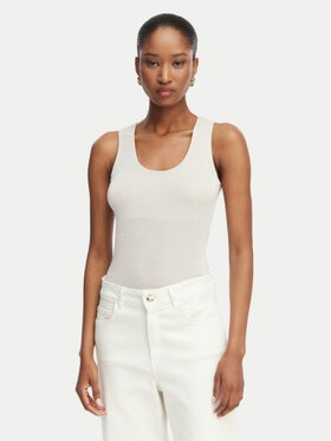 Marella Komplet top i kardigan Alca 2615931012 Szary Regular Fit