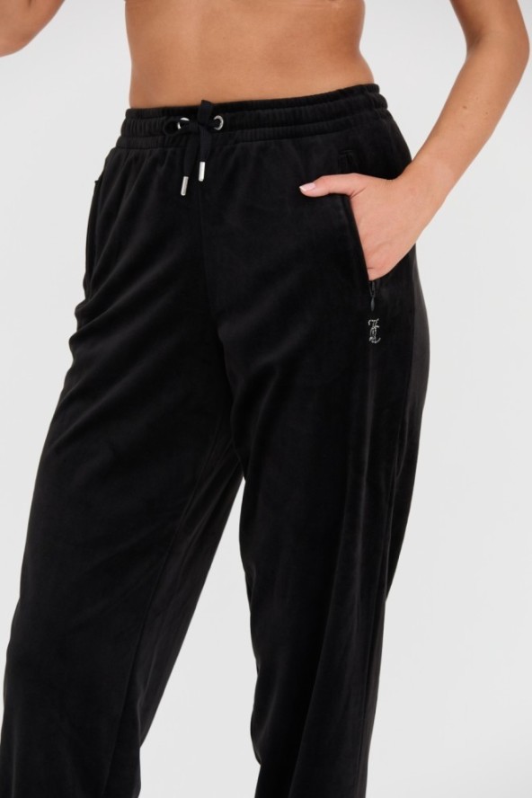 JUICY COUTURE Czarne damskie spodnie dresowe Lilian Jogger, Rozmiar XS