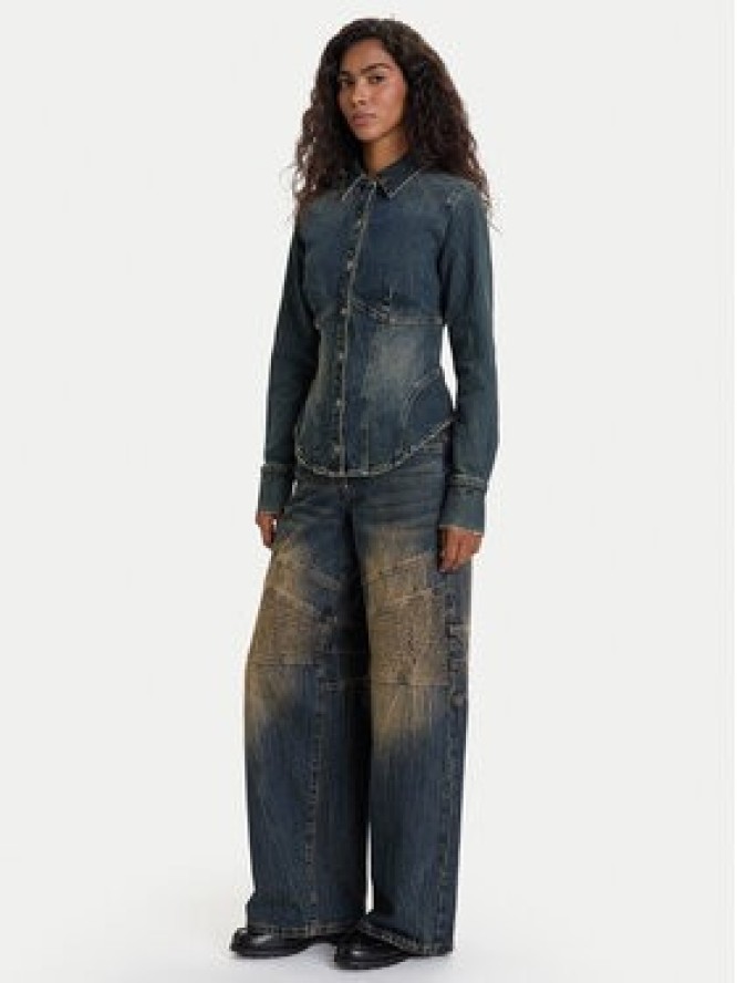 Guess Jeansy W5BA2J D4XYG Granatowy Regular Fit