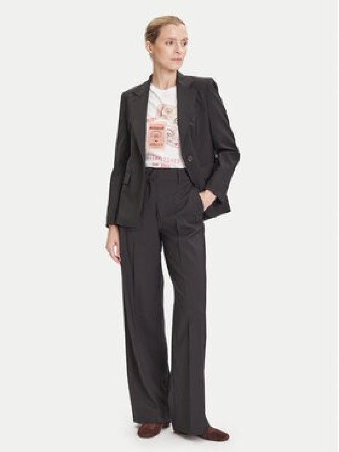 Weekend Max Mara Spodnie materiałowe Visivo 2525136031 Czarny Regular Fit