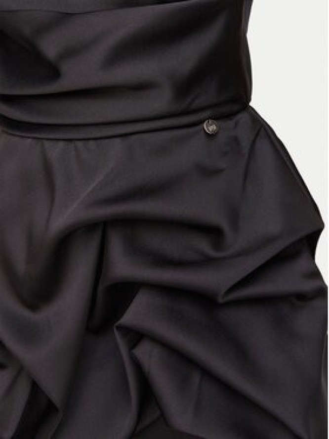 Rinascimento Sukienka koktajlowa CFC0130374003 Czarny Slim Fit