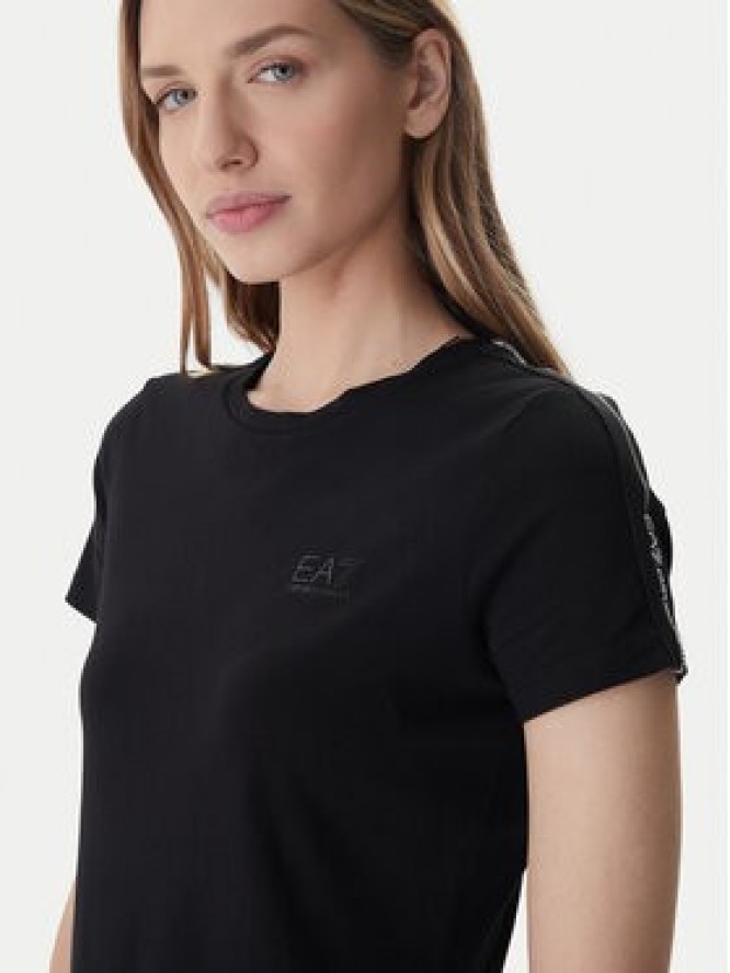 EA7 Emporio Armani T-Shirt 7W001490 AF10373 Czarny Slim Fit