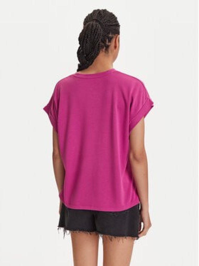 Emporio Armani T-Shirt EW000616 AF12187 UA227 Różowy Loose Fit