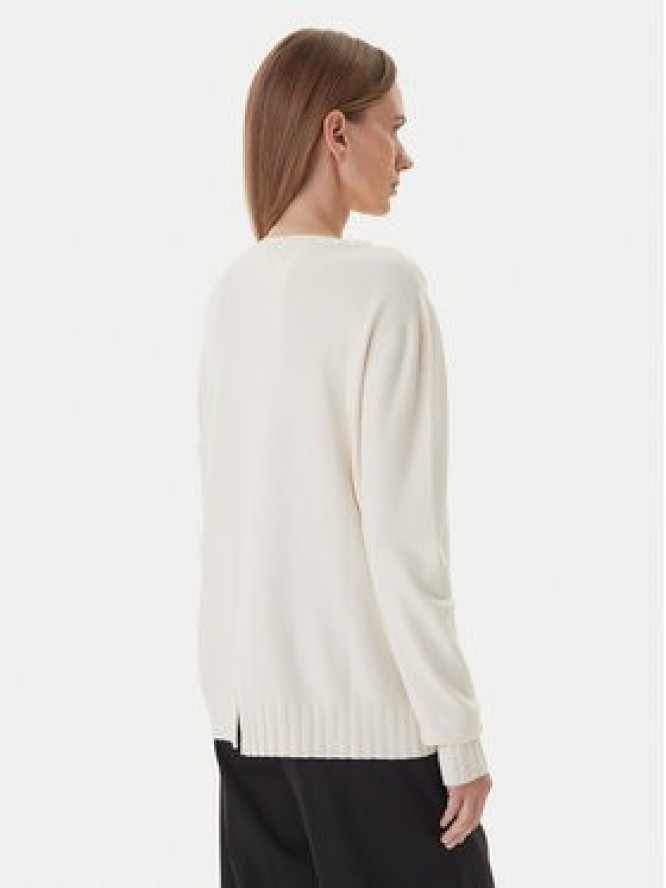 Kontatto Sweter 3M0808C Kremowy Relaxed Fit